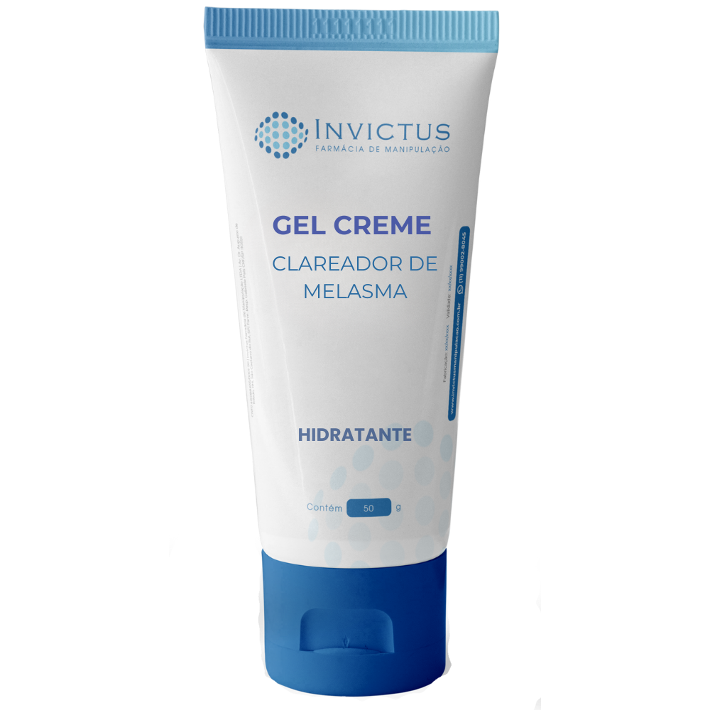 Gel creme clareador melasma hidratante