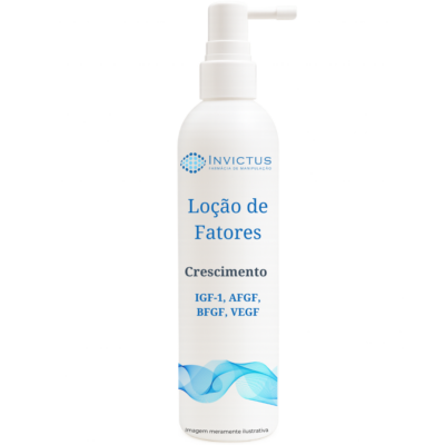 Loção capilar fatores de crescimento igf vegf afgf bfgf spray bico