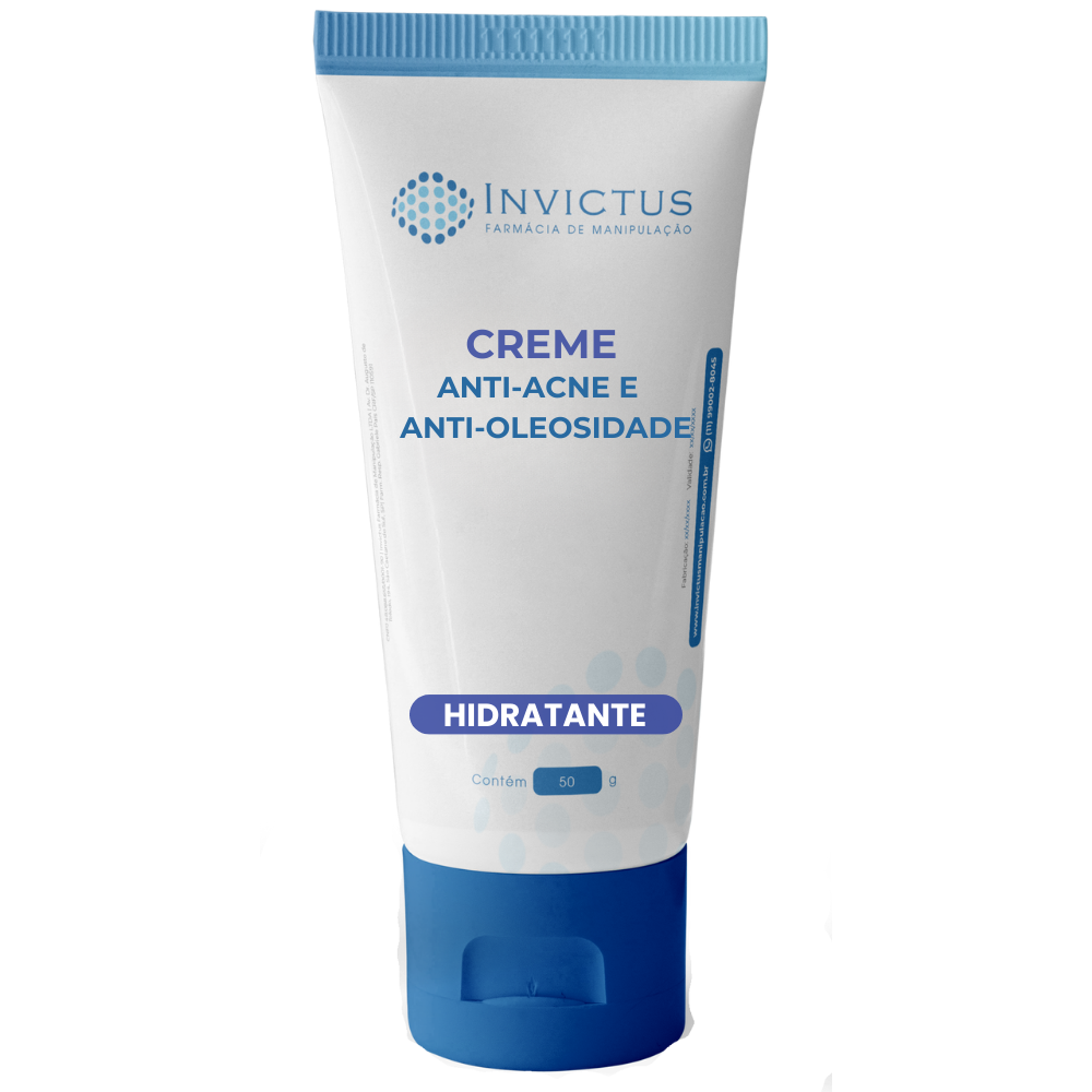 Creme anti acne e anti oleosidade