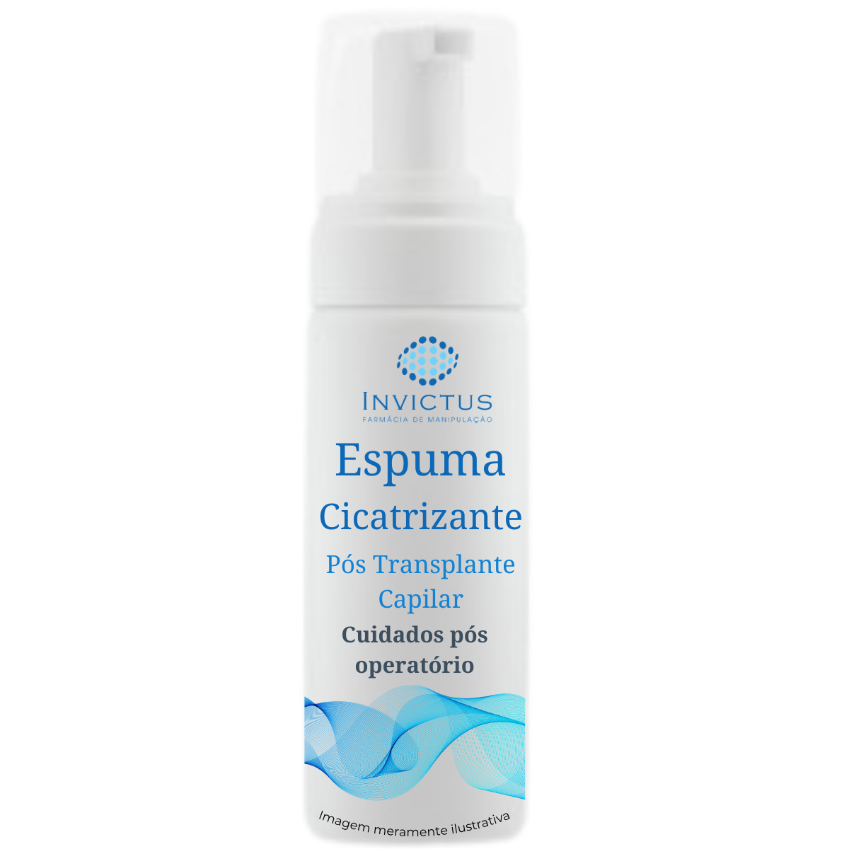 Espuma cicatrizante pós transplante capilar