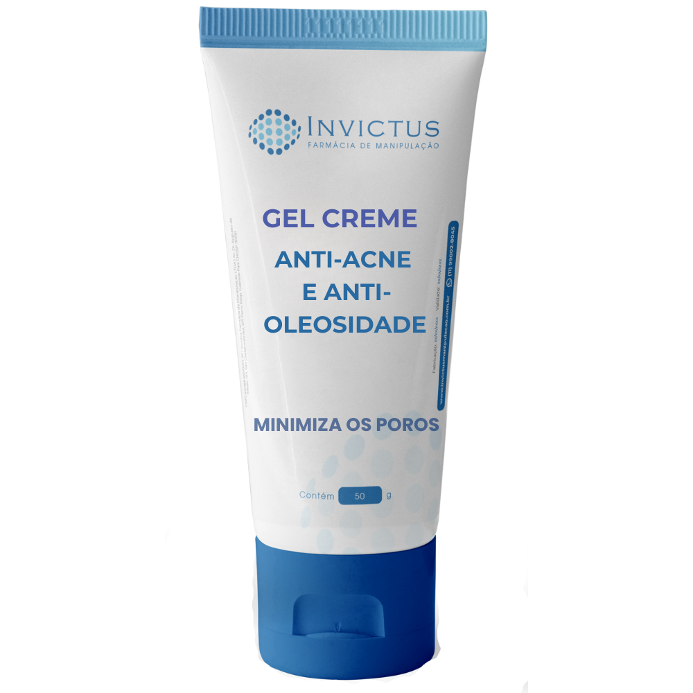 Gel creme anti acne e oleosidade