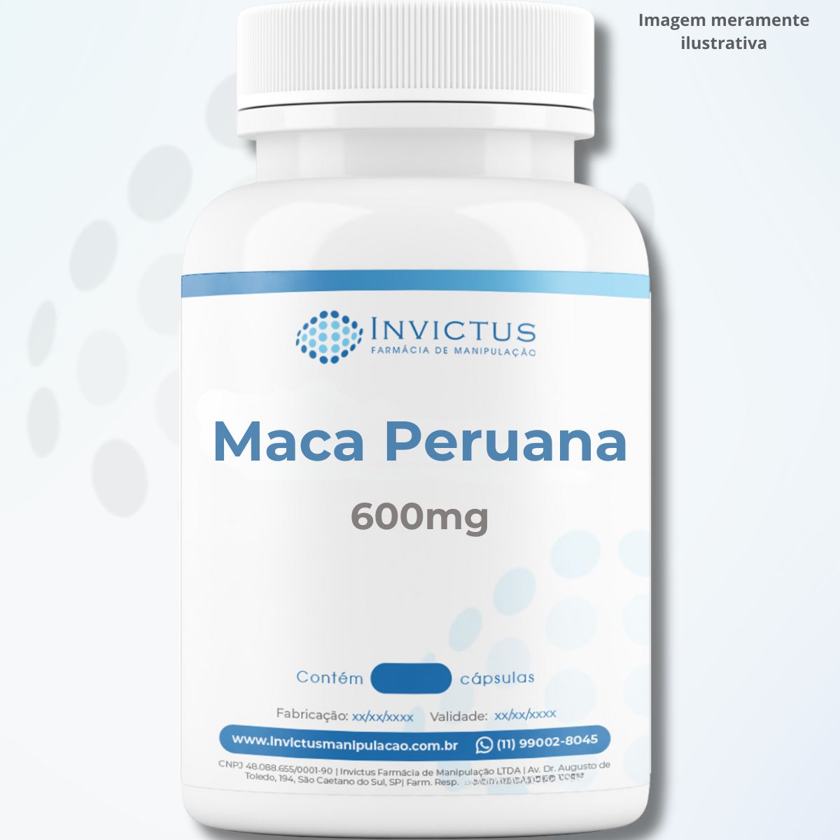 Maca Peruana em cápsulas de 600mg