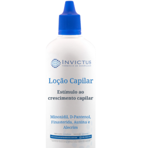 Loção Capilar Minoxidil, Finasterida, Alecrim, Pantenol e Auxina