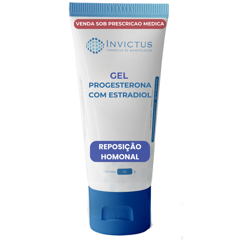 Gel progesterona estradiol