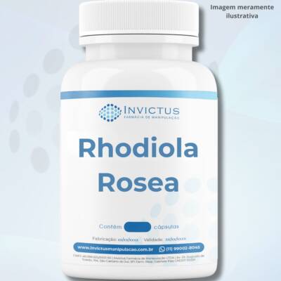 Rhodiola Rosea suplemento natural para melhora da energia, foco desempenho mental e redução do stress e cortisol