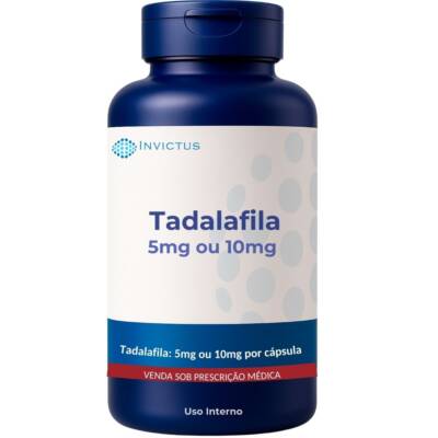 Tadalafila 5mg ou 10mg por cápsula