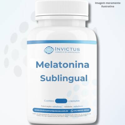 Melatonina 3mg - Cápsulas Sublinguais - Absorção Rápida