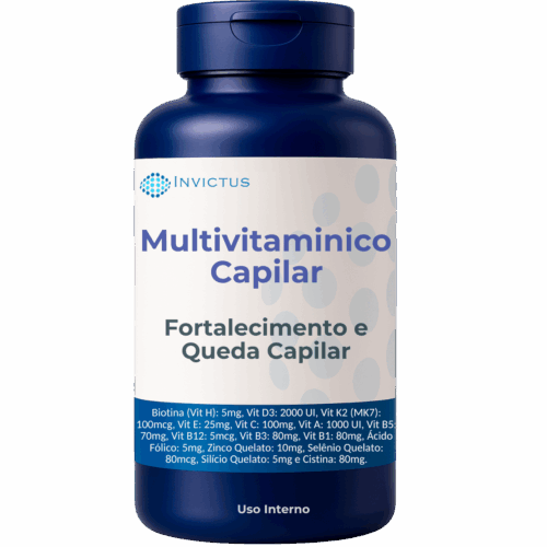 Multivitaminico capilar fortalecimento e queda capilar
