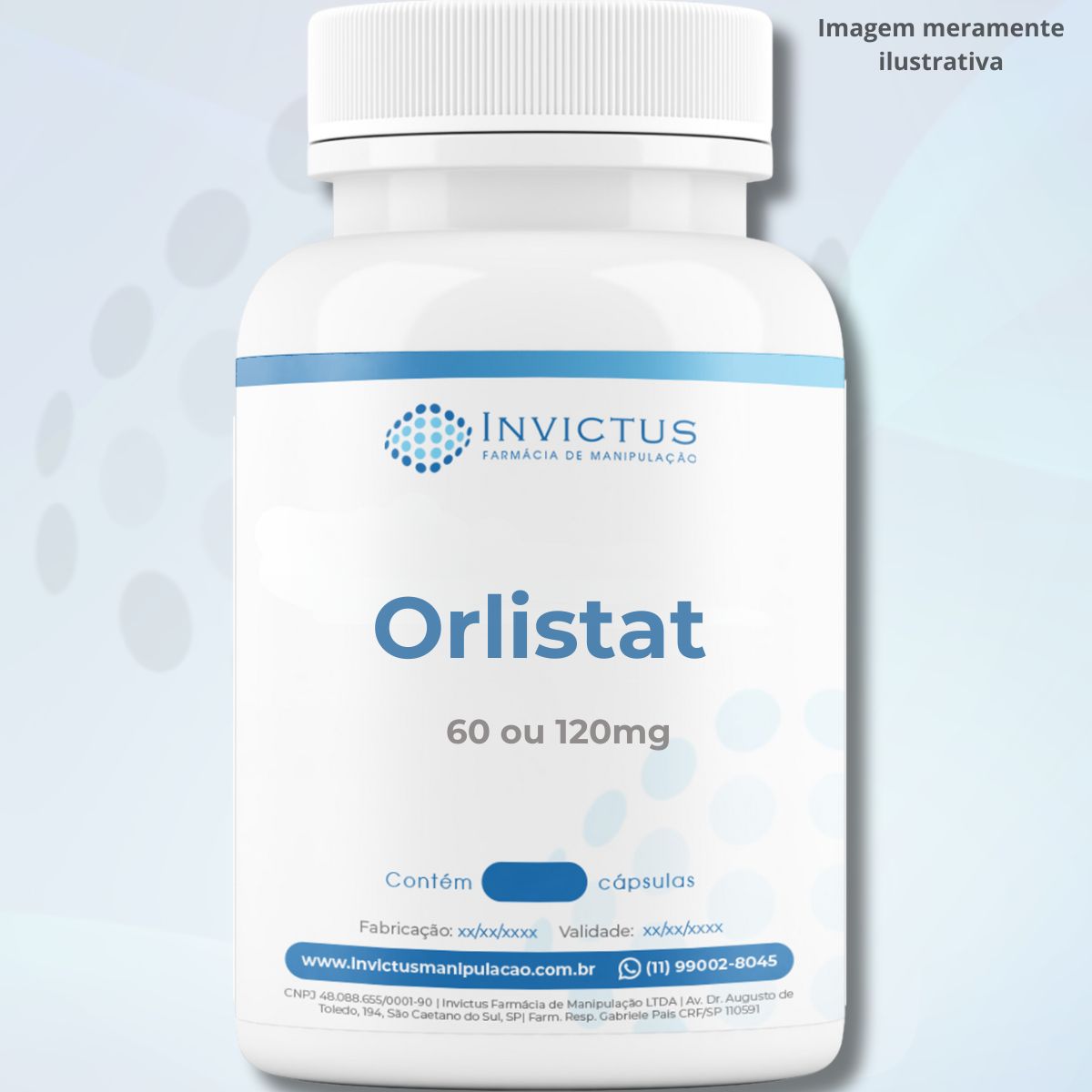 Orlistat 120mg e 60mg - Emagrecimento e redução de gordura