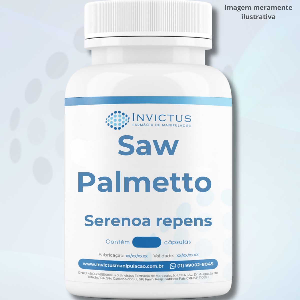 Saw Palmetto (Serenoa repens) 300 mg em Cápsulas