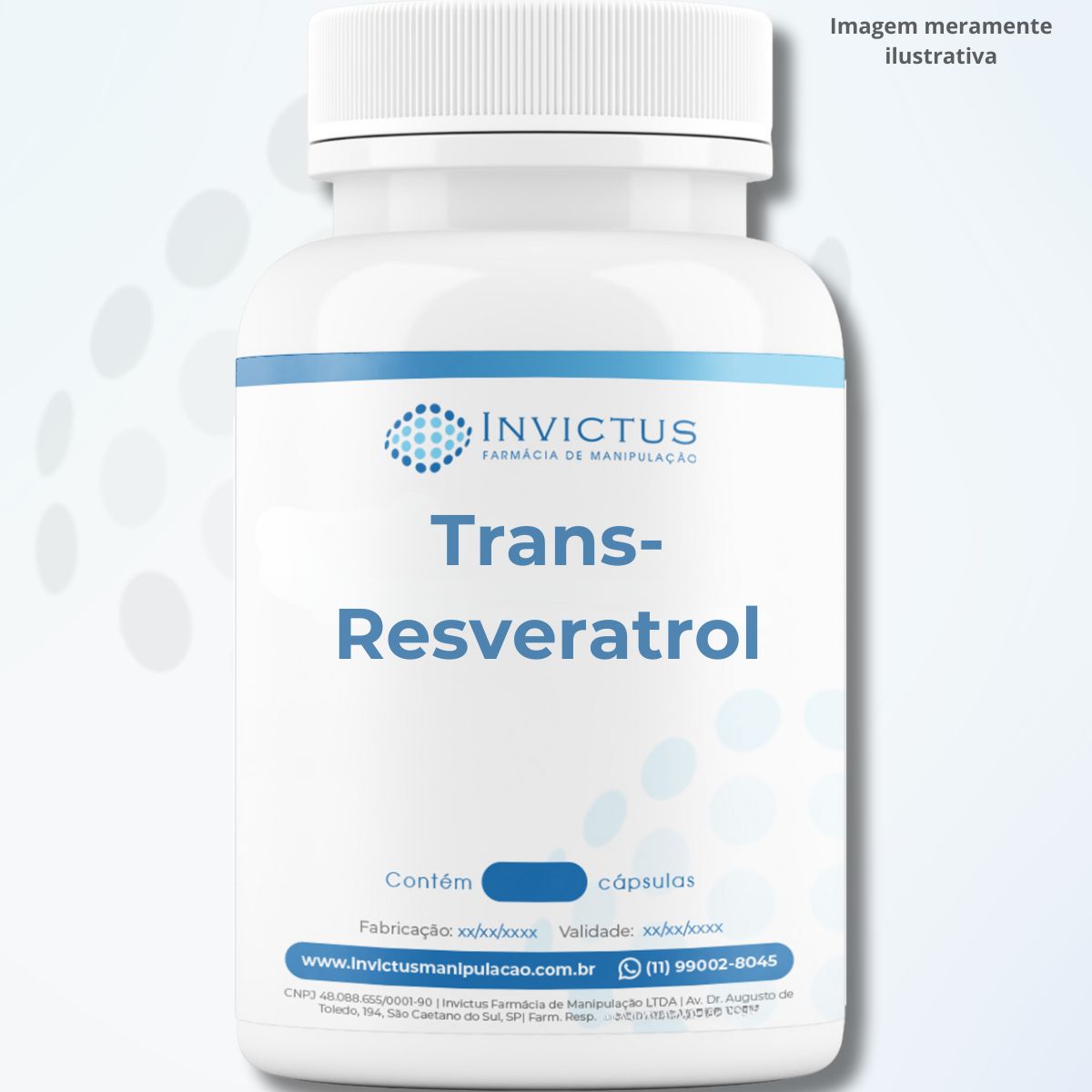 Trans-Resveratrol 100mg é um poderoso antioxidante que apoia a saúde cardiovascular, combate o estresse oxidativo e promove a longevidade. Ideal para proteção celular e bem-estar geral.