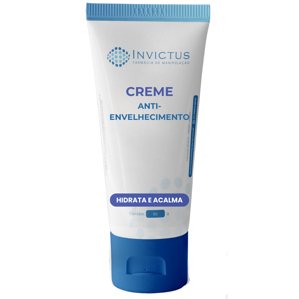 Creme anti enevelhecimento com hidratação