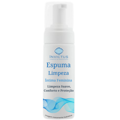 Espuma limpeza intima feminina
