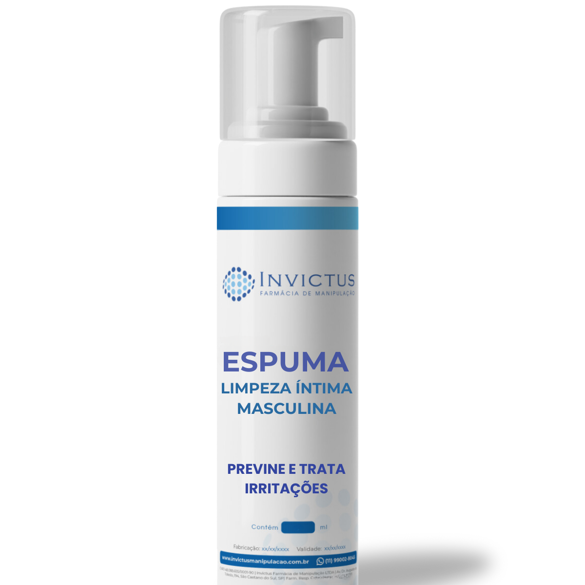 Espuma limpeza intima