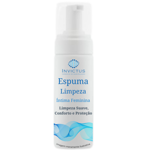 Espuma limpeza intima feminina