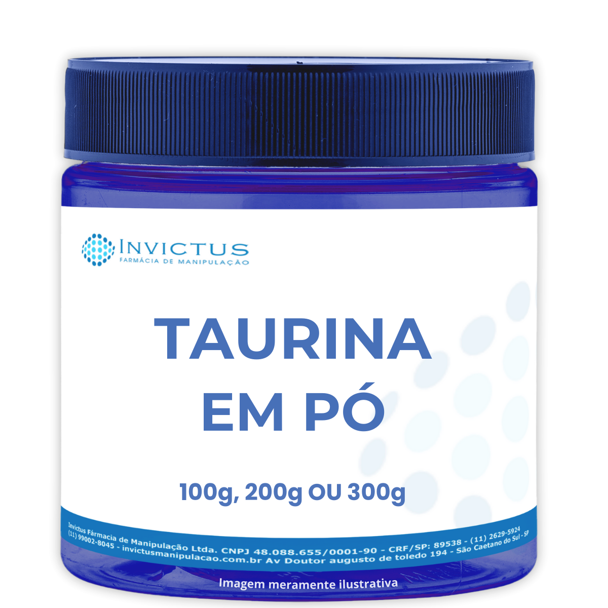 Taurina em pó