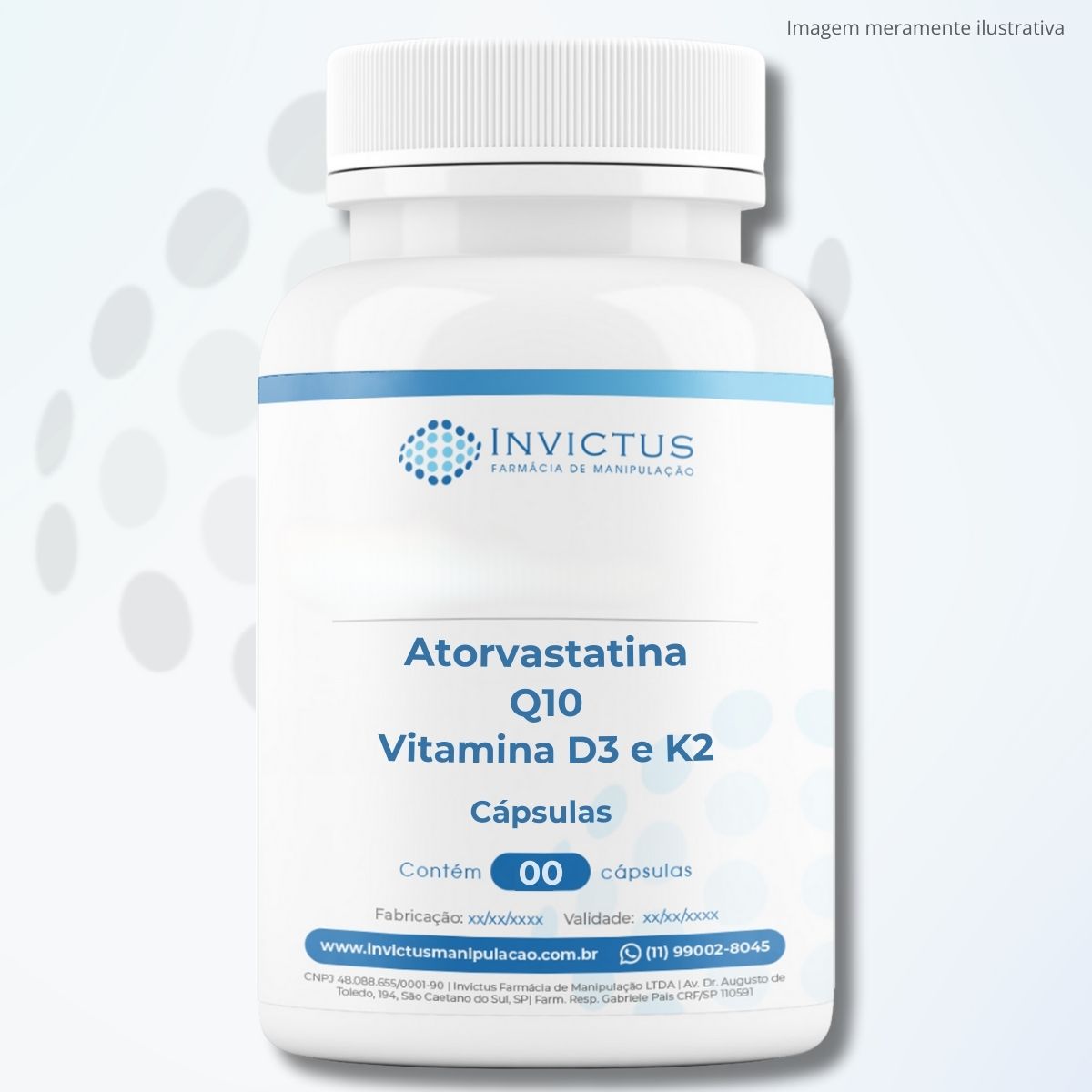 Atorvastatina+Q10+Vitamina D3 e K2 - Colesterol e Saúde Cardiovascular