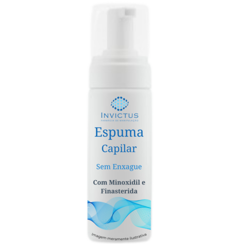 Espuma minoxidil com finasterida Espuma minoxidil com finasterida