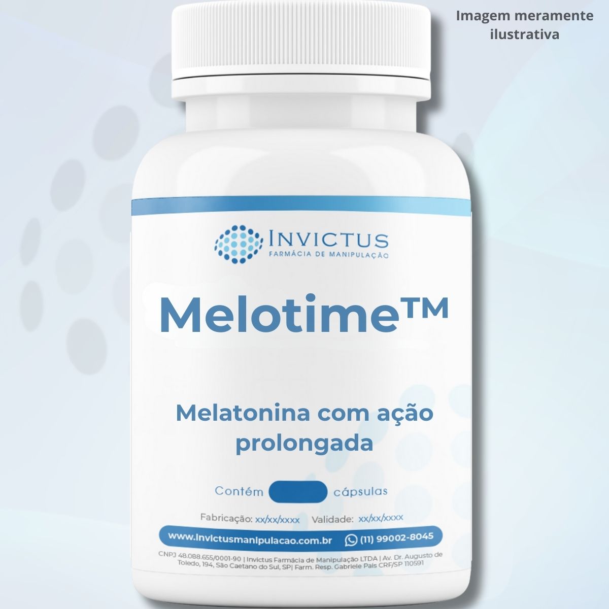 Melotime™ 3mg - Melatonina com Liberação Controlada