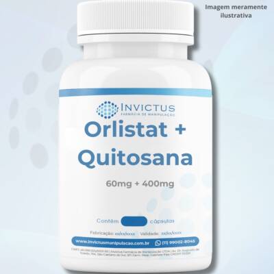 Orlistate 60mg + Quitosana 400mg - Eficácia com Menos Efeitos Colaterais