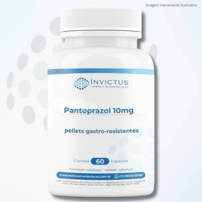 Pantoprazol 10mg manipulado em pellets gastro-resistentes