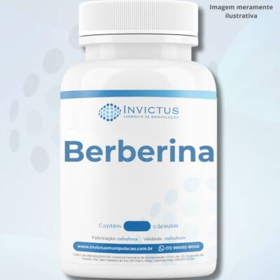 Berberina 500mg - Auxílio no Controle de Açúcar no Sangue e Metabolismo