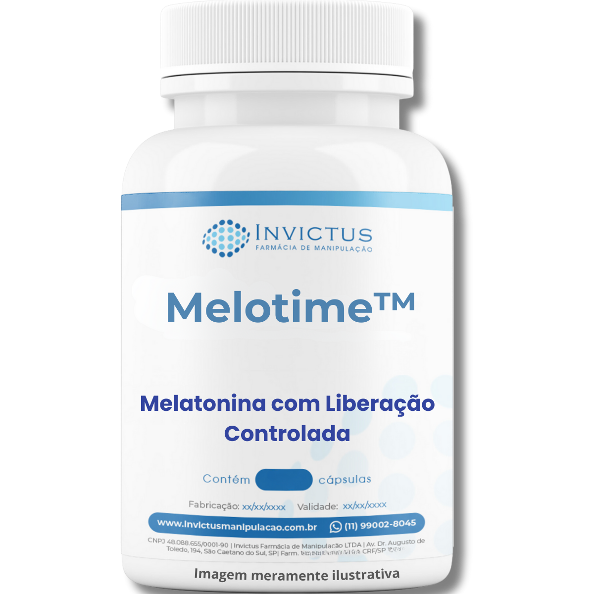 Melotime 3mg melhora o sono com ação controlada