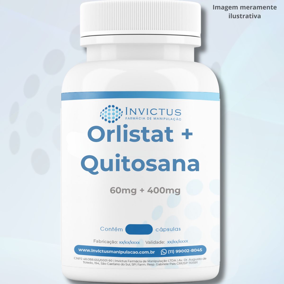 Orlistate 60mg + Quitosana 400mg - Eficácia com Menos Efeitos Colaterais