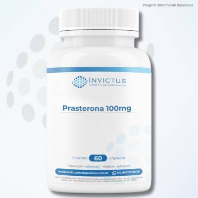 Prasterona (DHEA) 100mg - 60 Cápsulas