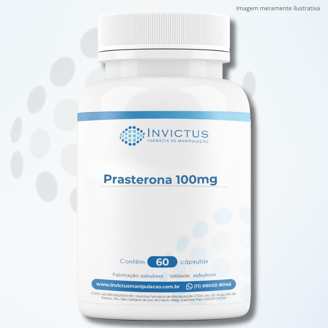 Prasterona (DHEA) 100mg - 60 Cápsulas