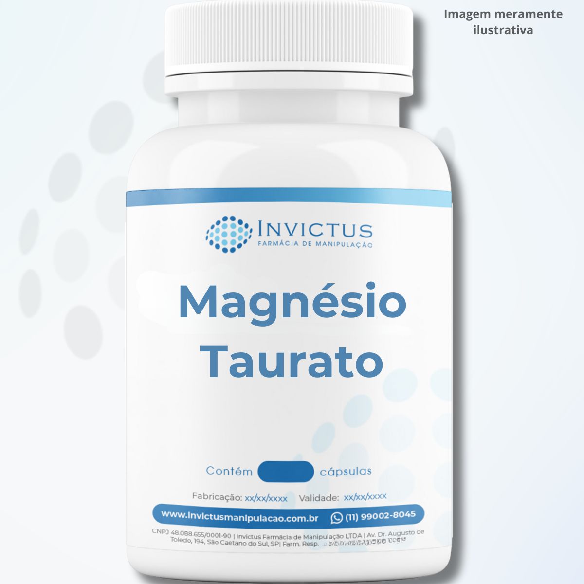 Magnésio Taurato 300mg e 500mg - Saúde Cardíaca, Cognitiva e Muscular