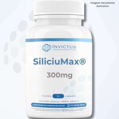 SiliciuMax® 300mg Original - Saúde da Pele, Cabelos, Unhas e Ossos