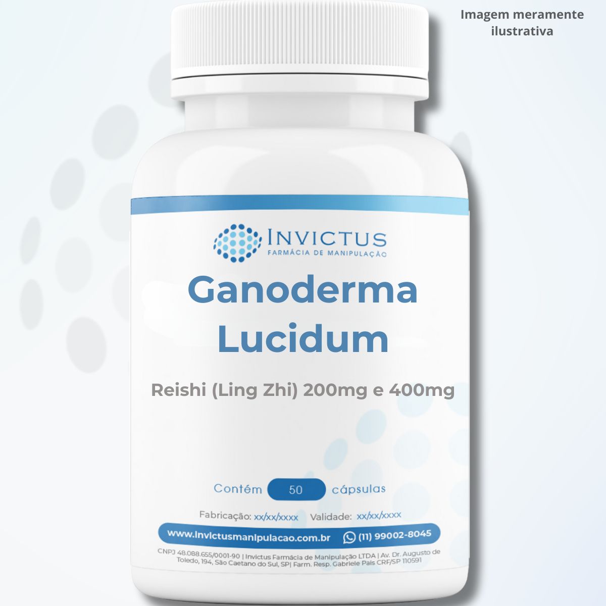 Ganoderma Lucidum Reishi (Ling Zhi) 200mg e 400mg - Cápsulas