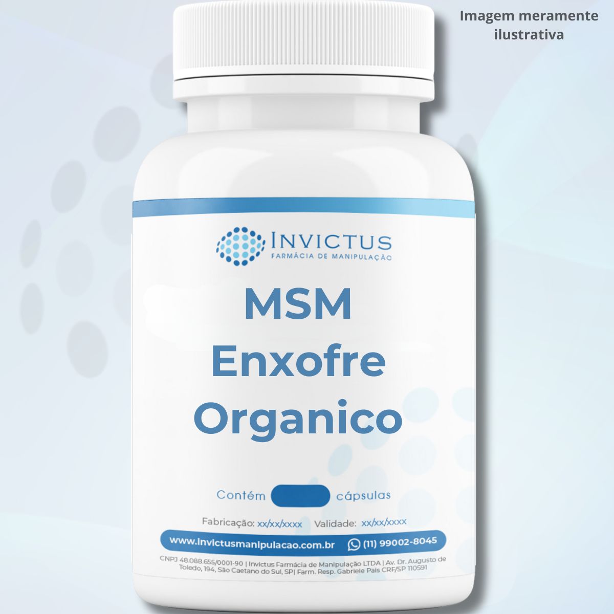 MSM (Enxofre Orgânico) 400mg - Melhoria da Pele e Articulações