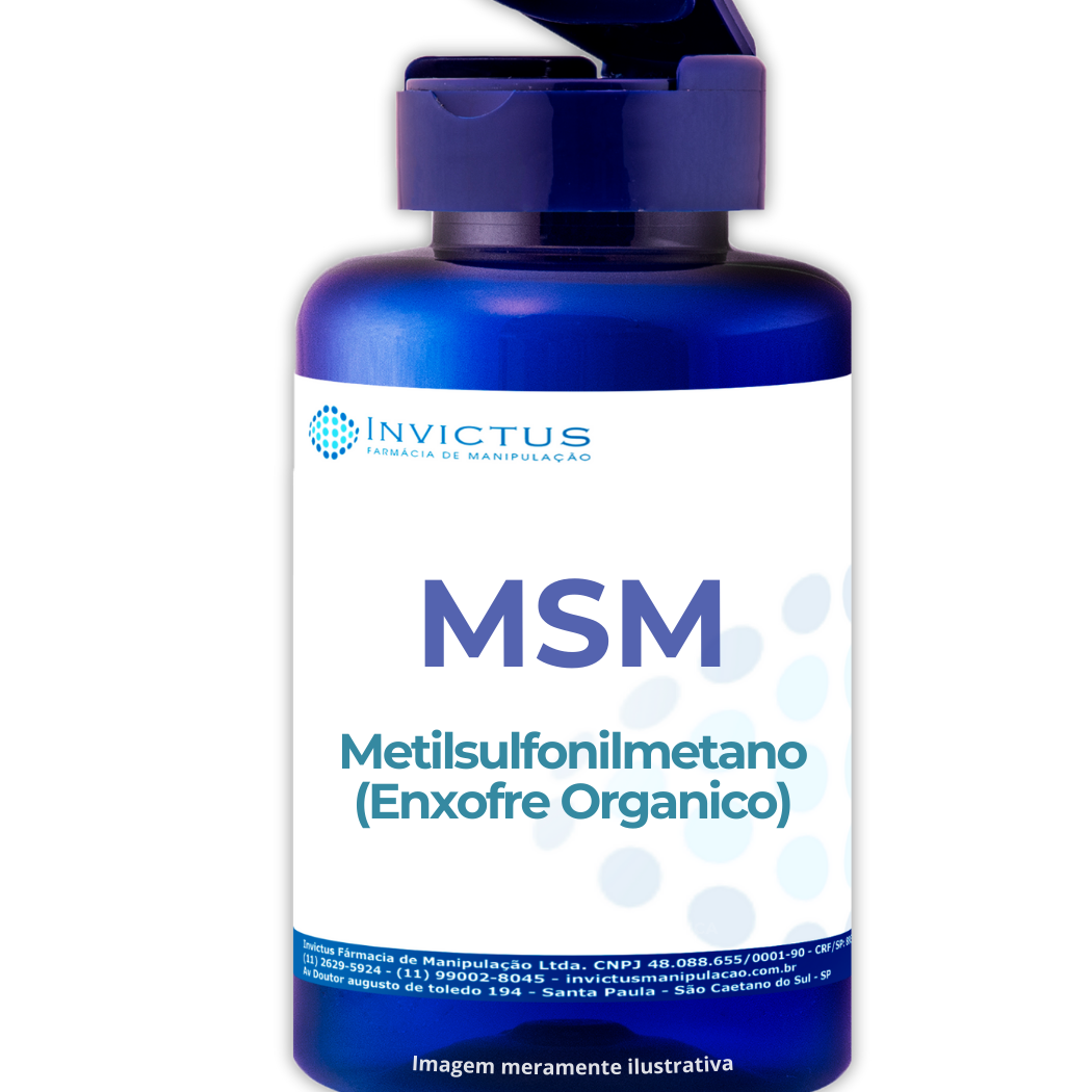 Msm metilsulfonilmetano enxofre organico