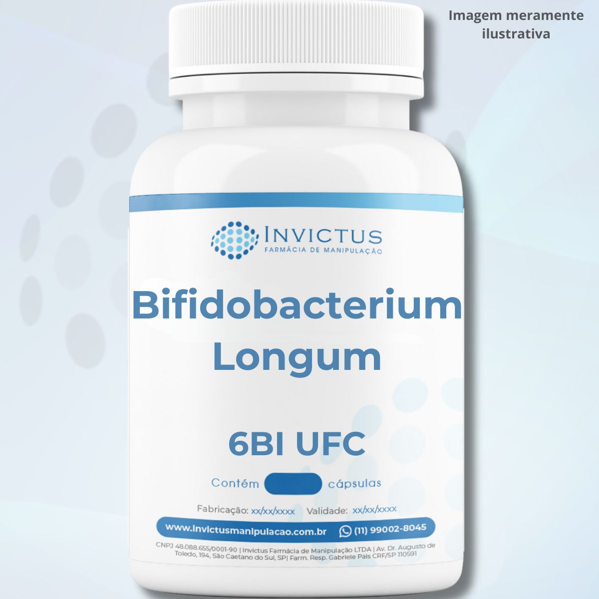 Bifidobacterium Longum 6BI+Inulina - Cápsulas Gastro Resistente