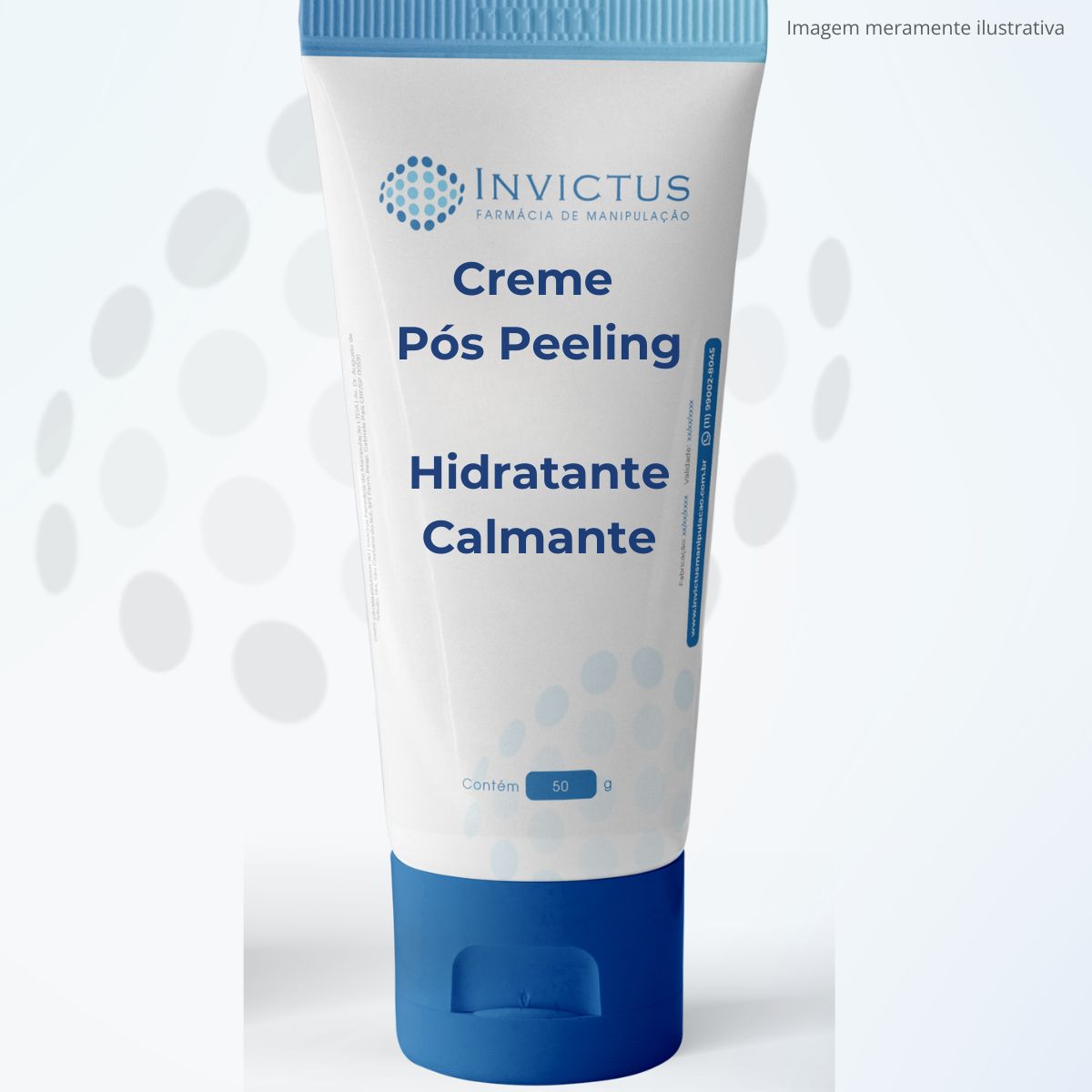 Creme Pós-Peeling com Ácido Hialurônico, Pantenol e Niacinamida