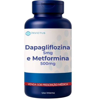 Dapagliflozina 5mg e metformina 500mg
