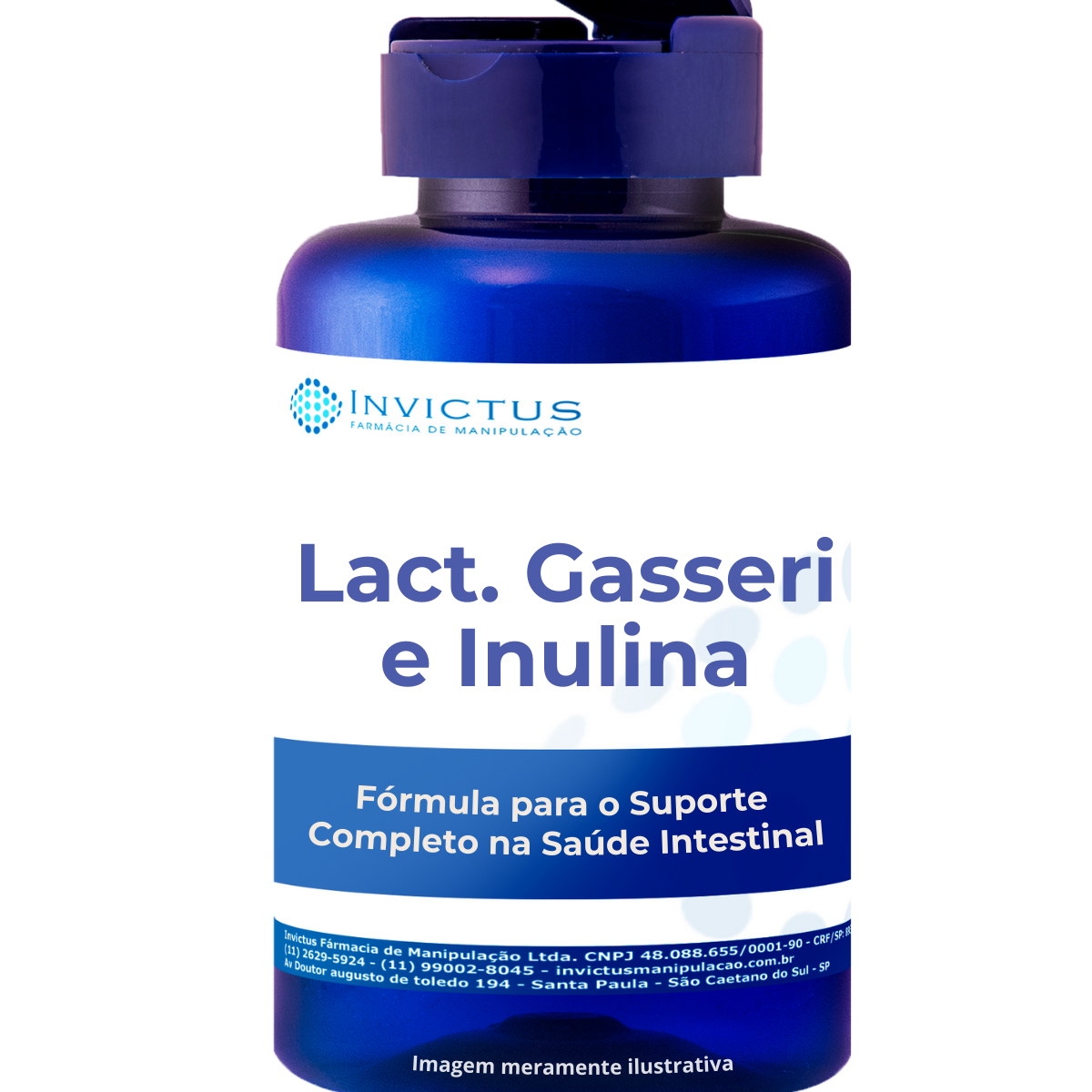 Lactobacillus gasseri inulina fórmula para saúde intestinal