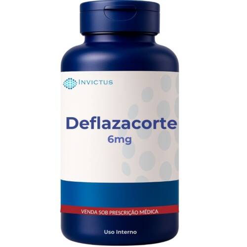 Deflazacorte 6mg cápsulas anti inflamatório e imunossupressor