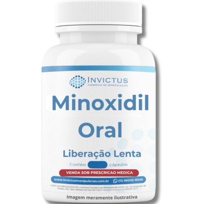 Minoxidil oral de liberação prolongada