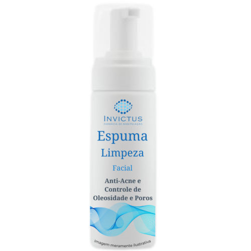 Espuma limpeza facial antiacne