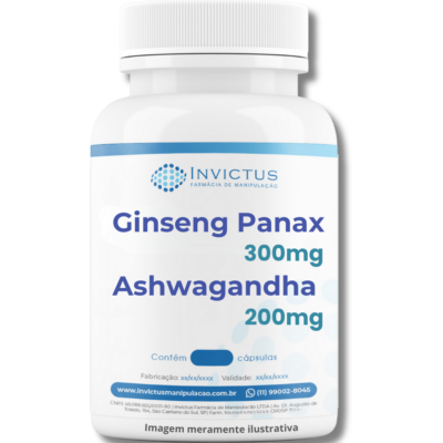 Ginseng panax energia e redução do estresse