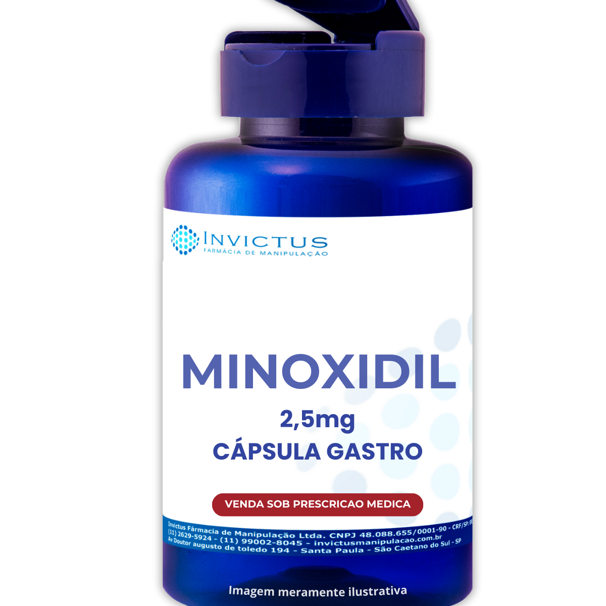 Minoxidil 2,5mg – liberação prolongada