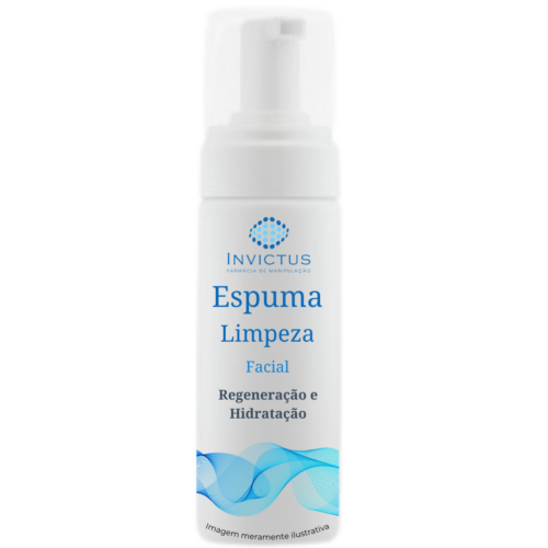 Espuma limpeza facial regeneração