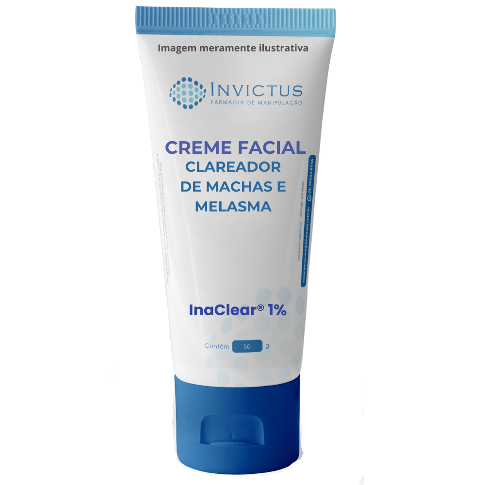 Inaclear® 1% creme – clareador facial para manchas e melasma