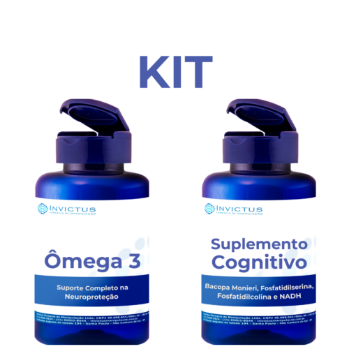 Kit omega 3 e suplemento cognitivo