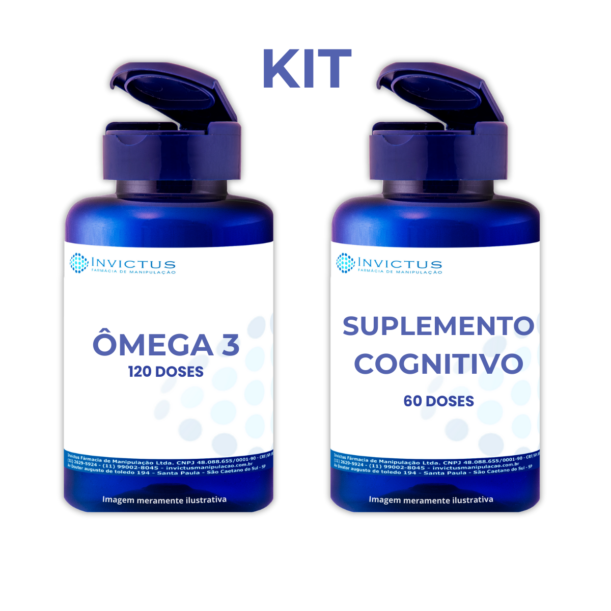 Kit omega e suplemento