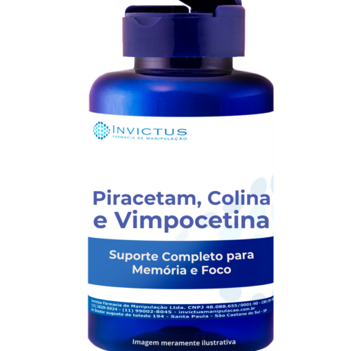 Piracetam, colina e vimpocetina