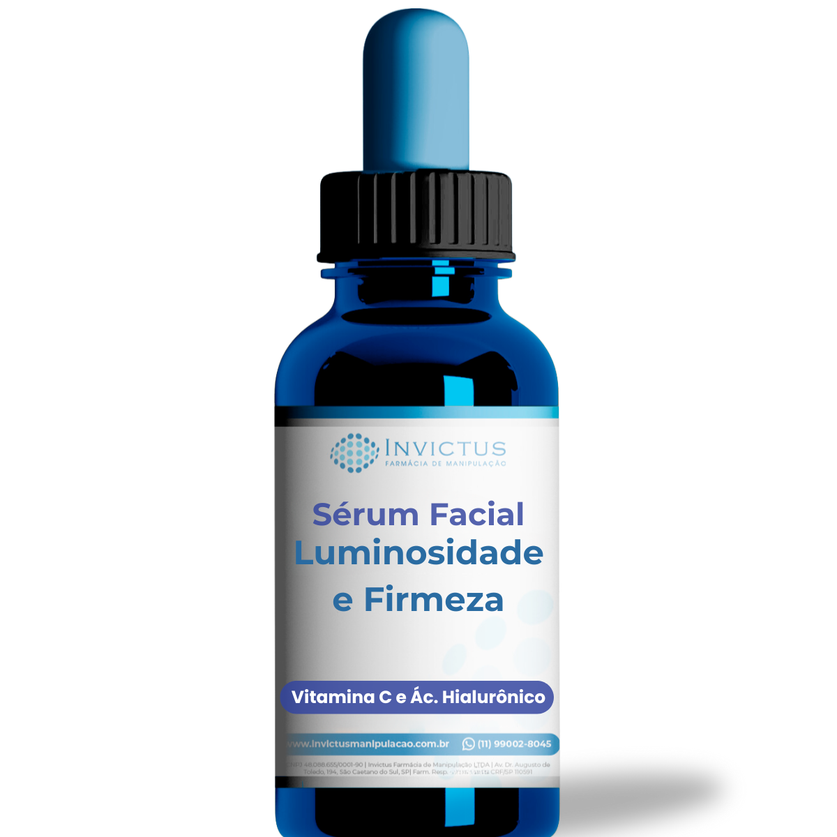Serum vitamina c e ac hialuronico luminosidade